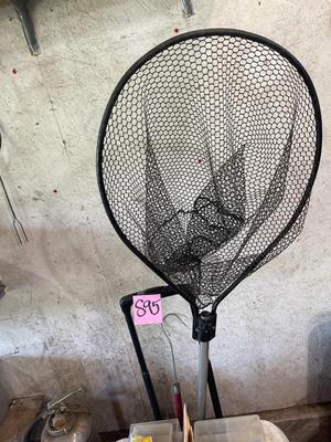 S95-Cooler, fishing tackle and net, plus extras