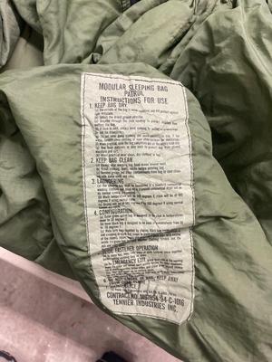 A44-Sleeping bags x 4 plus Duffle bag