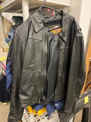 R19-Harley Davidson jacket, Northface jacket, plus extras