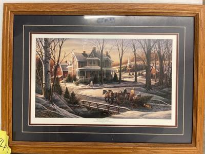 R49-Terry Redlin Framed Print