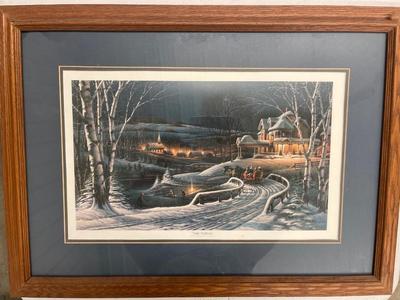 R50-Terry Redlin framed print