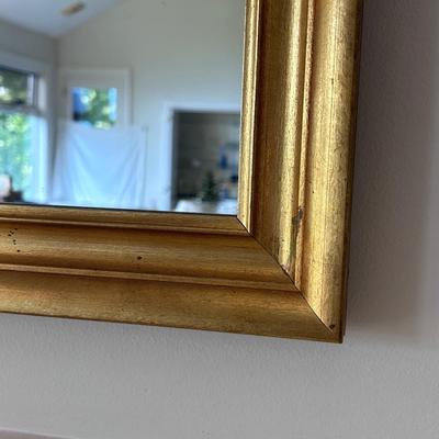 Large Gold Framed Mirror (LR-BB)