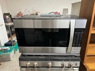 LIKE NEW KENMORE ELITE BUILT IN MICROWAVE