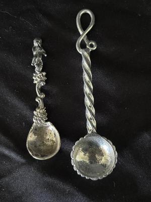 Collection of Salt Cellars and Spoons (LR-BB)