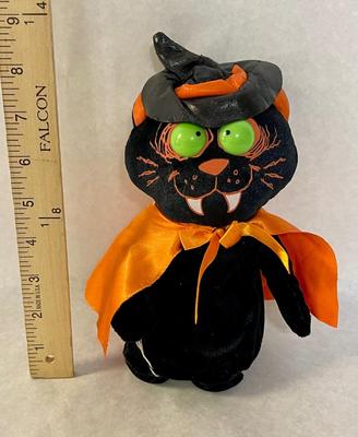 Black Cat Halloween Noise Maker Vintage Dandee
