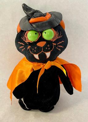 Black Cat Halloween Noise Maker Vintage Dandee