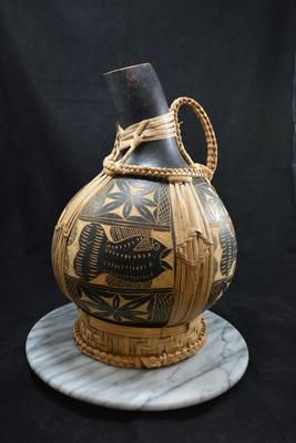 Ten Thousand Villages Carved & Bound Gourd, Cameroon