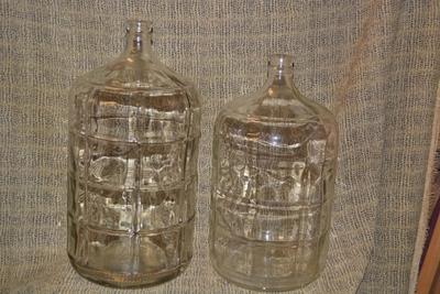 Lot of 2 Vintage Carboys 18.9 Liters/5 Gallon