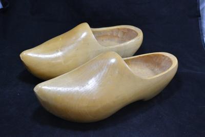 Pair of Vintage Dutch Wooden Shoes