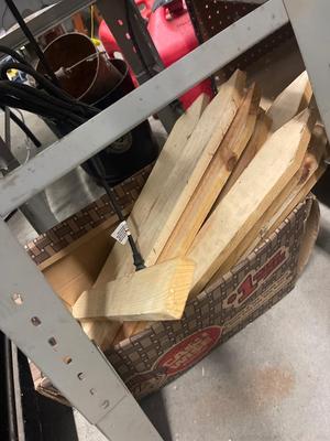 Z78-Router Table and box of stakes