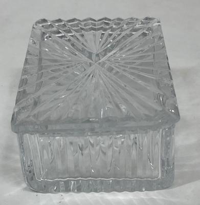 Crystal Trinket Box with Lid