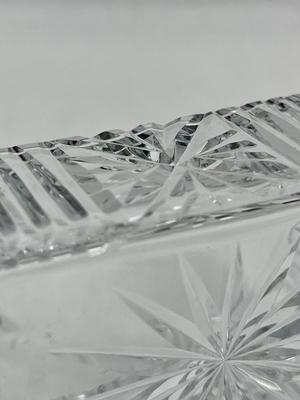 Crystal Trinket Box with Lid
