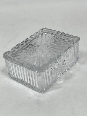 Crystal Trinket Box with Lid