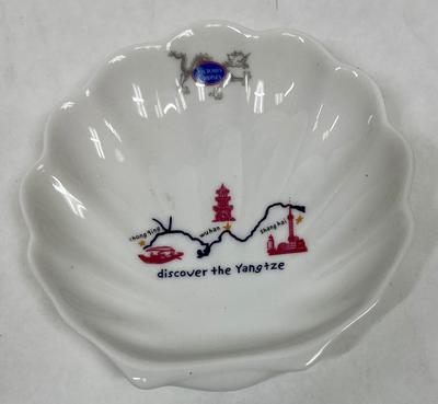 Victoria Cruises Souvenier Dish Discover the Yangtze 3" x 3"