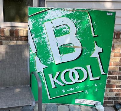 Metal “KOOL” Sign H58W48