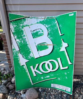 Metal “KOOL” Sign H58W48