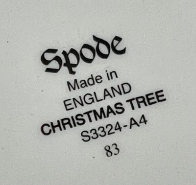Sped Christmas tree platter