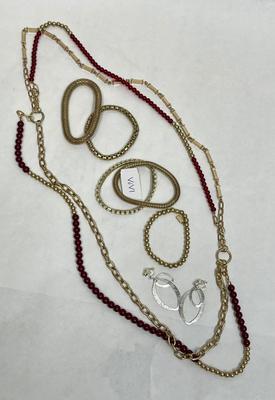 Jewelry lights space – space necklace, bracelets, and earrings