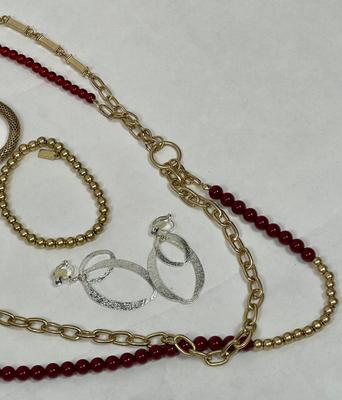 Jewelry lights space – space necklace, bracelets, and earrings