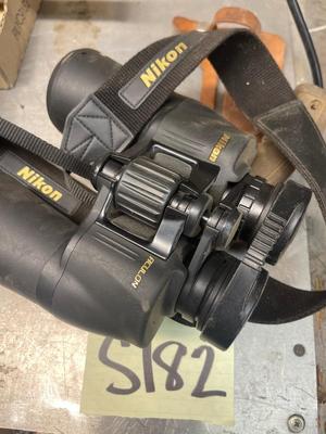 S182-Binoculars and knife