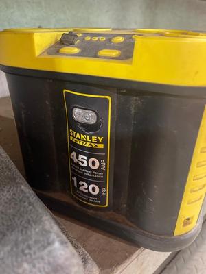 S187-Stanley fat Max instant starting power/air compressor