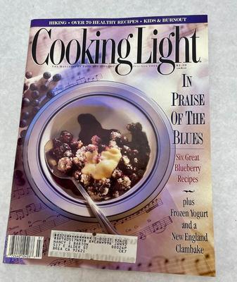 Cooking Light Vintage Magazine Lot 1991.- 92