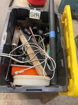 S194-large tote with lid plus contents