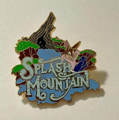 Disney Splash Mountain Attraction with Brer Rabbit on Flume 2008 Trading Pin