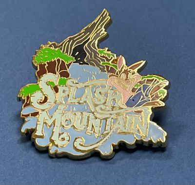 Disney Splash Mountain Attraction with Brer Rabbit on Flume 2008 Trading Pin