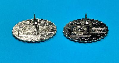 Disney Couple Mickey Minnie Ears Wedding Pin Set Mr Groom Mrs Bride black white