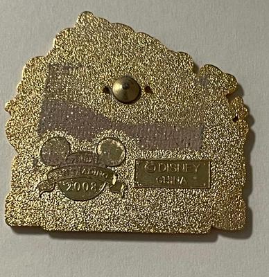 Disney Happy Birthday Button and part of a Disney Trading Pin