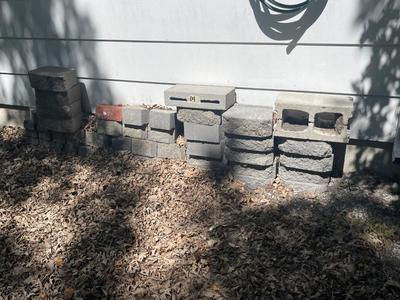 O4-Retaining wall block plus extras