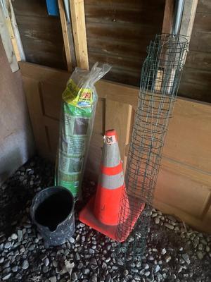 O8-Cone, fencing, bucket etc