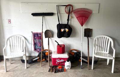 (2) WORX Blower/Vac - Outdoor Lot - Everything Pictured