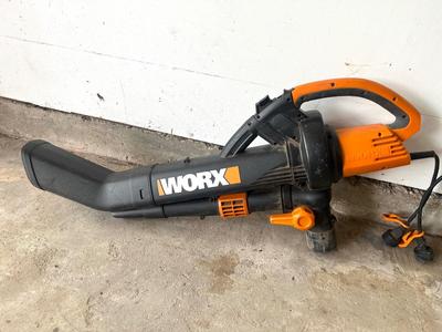 (2) WORX Blower/Vac - Outdoor Lot - Everything Pictured