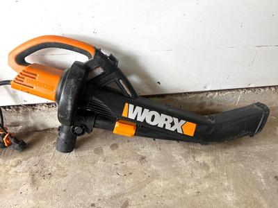 (2) WORX Blower/Vac - Outdoor Lot - Everything Pictured