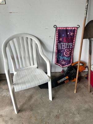 (2) WORX Blower/Vac - Outdoor Lot - Everything Pictured