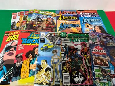 Lego, Adventures, GJoe, Bakugan Paperback books