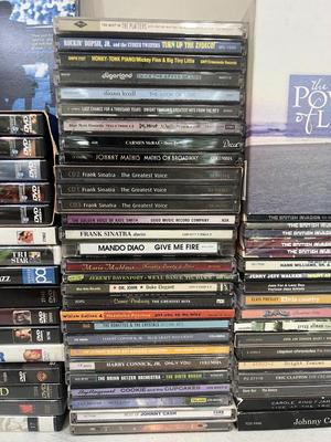 DVD/CD Lot - 60+ DVDs & 50+ CDs