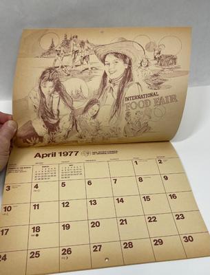 Vintage Orange County Girl Scout Calendar 1977