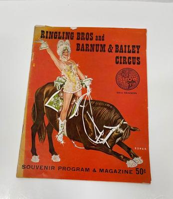 93rd Season Ringling Brothers and Barnum and Bailey Circus souvenir 1963 program and magazine