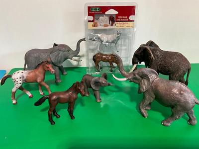 Elephants and horses