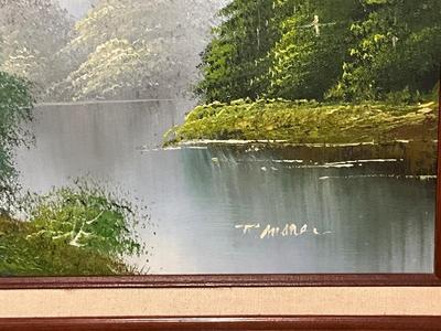 Oil paintings.