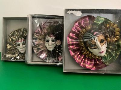 Porcelain Mask Wall Decor