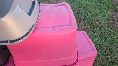 10 storage tubs no lids (read description for update)