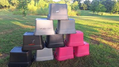 10 storage tubs no lids (read description for update)