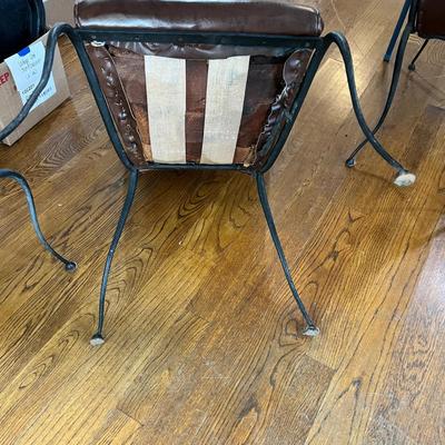 Three Faux Leather Chairs (K-MK)