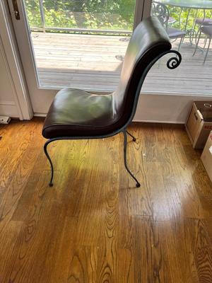 Three Faux Leather Chairs (K-MK)