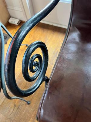 Three Faux Leather Chairs (K-MK)