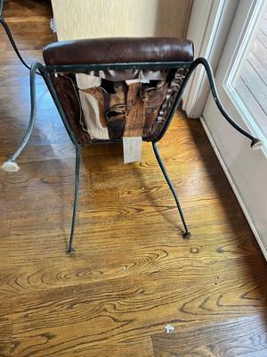 Three Faux Leather Chairs (K-MK)